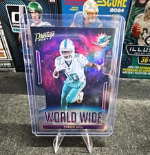 2024 Panini Prestige World Wide Tyreek Hill #WW-THL card