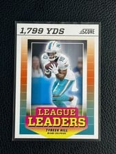 2024 Score League Leaders Tyreek Hill #LL-THL card