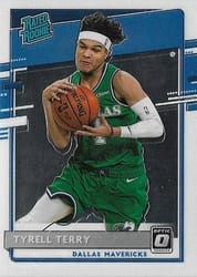 2020-21 Donruss Optic Base Set Tyrell Terry #181 card