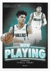 2020-21 Hoops Now Playing Tyrell Terry #SS-23 card