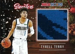 2020-21 Hoops Rookie Sweaters Tyrell Terry #RSW-TTY card