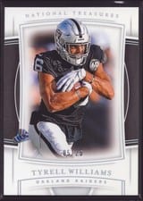 2019 Panini National Treasures Tyrell Williams #84 card