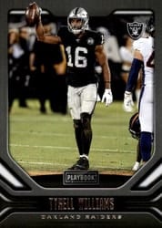 2019 Panini Playbook Base Set Tyrell Williams #49 card