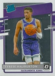 2020-21 Donruss Optic Base Set Tyrese Haliburton #162 card