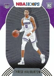 2020-21 Hoops Winter Base Set Tyrese Haliburton #238 card