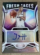 2020-21 Panini Certified Fresh Faces Signatures Tyrese Haliburton #FS-HAL card