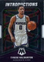 2020-21 Panini Mosaic Introductions Tyrese Haliburton #1 card