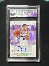 2020-21 Panini Origins Rookie Autographs Tyrese Haliburton #RA-HAL card