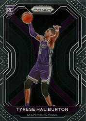 2020-21 Panini Prizm Base Set Tyrese Haliburton #262 card