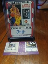 2020 Panini Contenders Draft Picks Tyrese Haliburton Cracked Ice Autograph #61 card