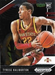2020 Panini Prizm Draft Picks Base Set Tyrese Haliburton #10 card