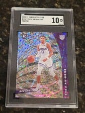 2020 Panini Revolution Tyrese Haliburton Fractal #116 card