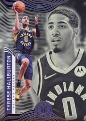 2021-22 Panini Illusions Base Set Tyrese Haliburton #46 card