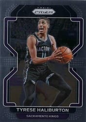 2021-22 Panini Prizm Base Set Tyrese Haliburton #196 card
