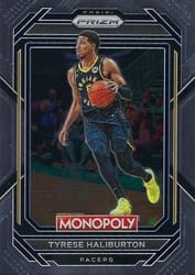 2022-23 Panini Prizm Monopoly Base Set Tyrese Haliburton #34 card