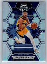 2022 Panini Mosaic Tyrese Haliburton White Sparkle #162 card