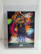 2023-24 Topps Chrome Cosmic First Flight Signatures Refractor Tyrese Haliburton #FFS-TH card