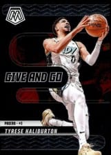 2024-25 Panini Mosaic Give and Go Tyrese Haliburton #10 card