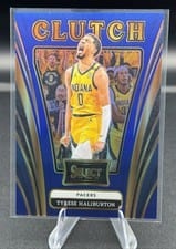 2024-25 Panini Select Clutch Tyrese Haliburton #22 card