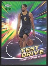 2024-25 Topps Chrome Test Drive Tyrese Haliburton #TD-11 card