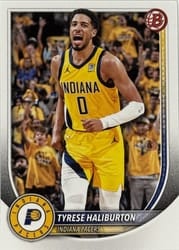 2025-26 Bowman Base Set Tyrese Haliburton #77 card
