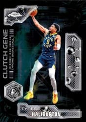 2025-26 Topps Chrome Clutch Gene Tyrese Haliburton #CG-7 card