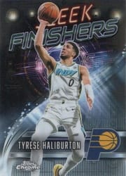 2025-26 Topps Chrome Sleek Finishers Tyrese Haliburton #SF-15 card