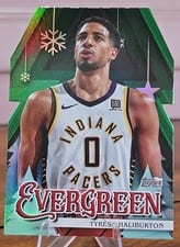 2025-26 Topps Holiday Evergreen Tyrese Haliburton #EV-THA card