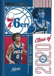 2020-21 Hoops Class of 2020 Tyrese Maxey #10 card