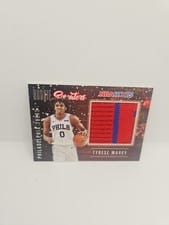 2020-21 Hoops Rookie Sweaters Tyrese Maxey #RSW-TYM card