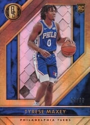 2020-21 Panini Chronicles Base Set Tyrese Maxey #485 card