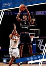 2020-21 Panini Chronicles Base Set Tyrese Maxey #59 card