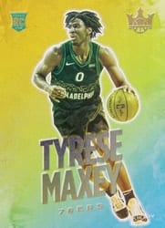 2020-21 Panini Court Kings Base Set Tyrese Maxey #177 card