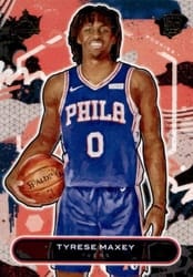 2020-21 Panini Court Kings Base Set Tyrese Maxey #78 card