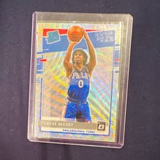 2020 Panini Donruss Optic Tyrese Maxey Holo #171 card