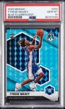 2020 Panini Mosaic Tyrese Maxey #203 card