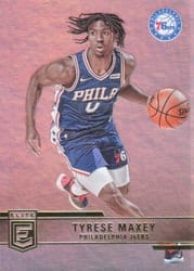 2021-22 Donruss Elite Base Set Tyrese Maxey #54 card