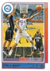2021-22 Hoops Winter Base Set Tyrese Maxey #57 card