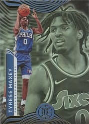 2021-22 Panini Illusions Base Set Tyrese Maxey #15 card