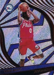 2021-22 Panini Revolution Base Set Tyrese Maxey #58 card
