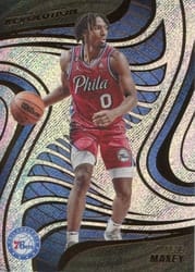 2022-23 Panini Revolution Base Set Tyrese Maxey #75 card