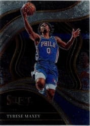 2023-24 Panini Select Base Set Tyrese Maxey #244 card