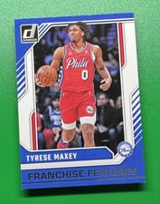 2024-25 Donruss Franchise Features Tyrese Maxey #1 card
