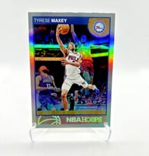 2024-25 Hoops Hoops Throwback Tyrese Maxey #25 card