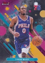 2025-26 Finest Base Set Tyrese Maxey #29 card