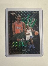 2025-26 Topps Chrome Instinct Tyrese Maxey #INS-6 card