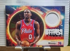 2025-26 Topps Swish and Stitch Relics Tyrese Maxey #SST-TM card