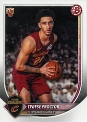 2025-26 Bowman Base Set Tyrese Proctor #55 card