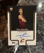 2025-26 Topps Rookie Photo Shoot Autographs Tyrese Proctor #RP-TP card