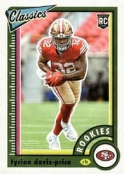 2022 Panini Classics Base Set Tyrion Davis-Price #192 card